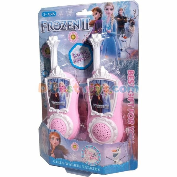 walkie talkies (2pcs) pink frozen crown2