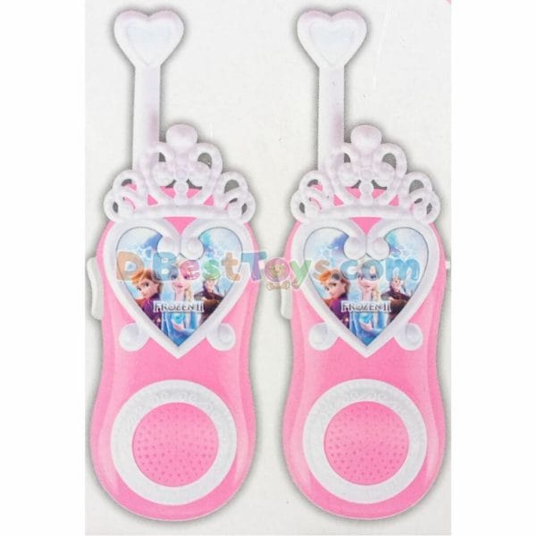 walkie talkies (2pcs) pink frozen crown4