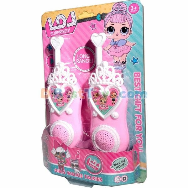 walkie talkies (2pcs) pink lol heart2