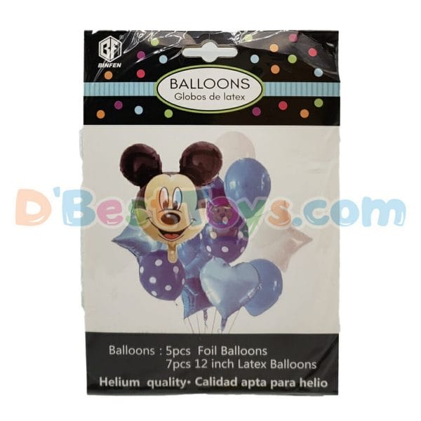 happy birthday minnie :mickey party balloons (red:blue)6