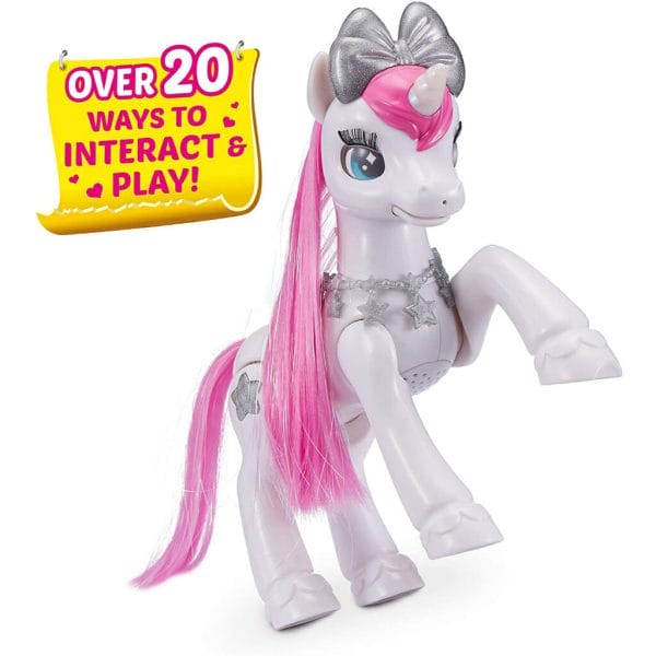 pets alive my magical unicorn in stable battery powered interactive robotic toy playset2