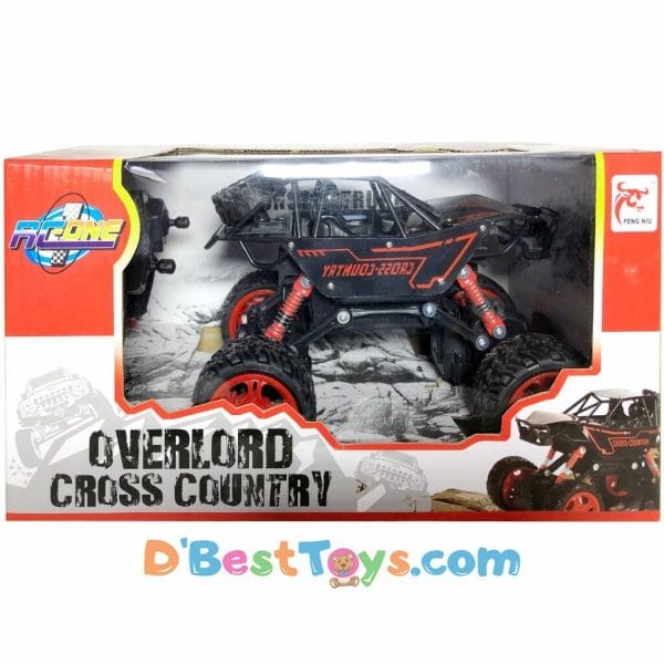 overlord cross country rc one black and red