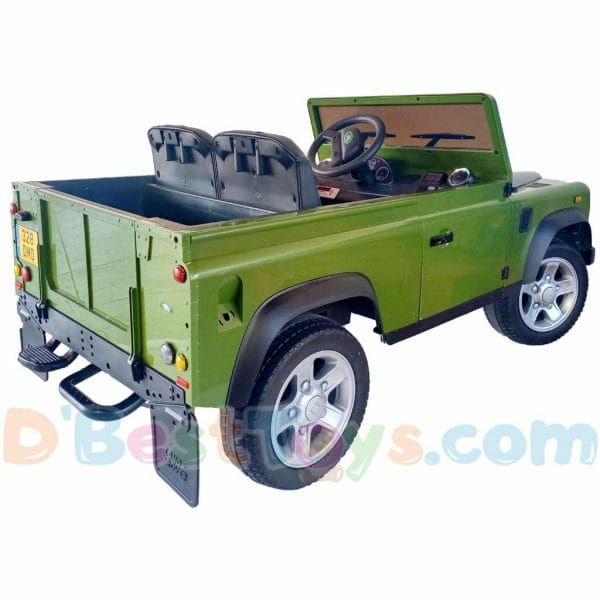 land rover defender jeep ride on green00002