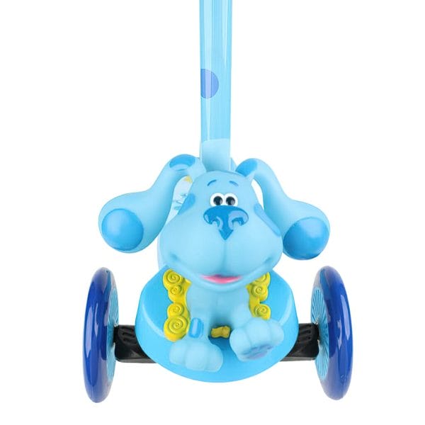 blue’s clues blue 3d kids scooter with 3 wheels and tilt to turn6