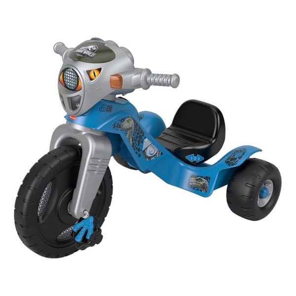 fisher price jurassic world lights & sounds tricycle