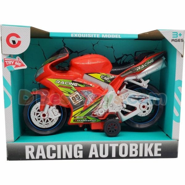 racing autobike exquisite model red