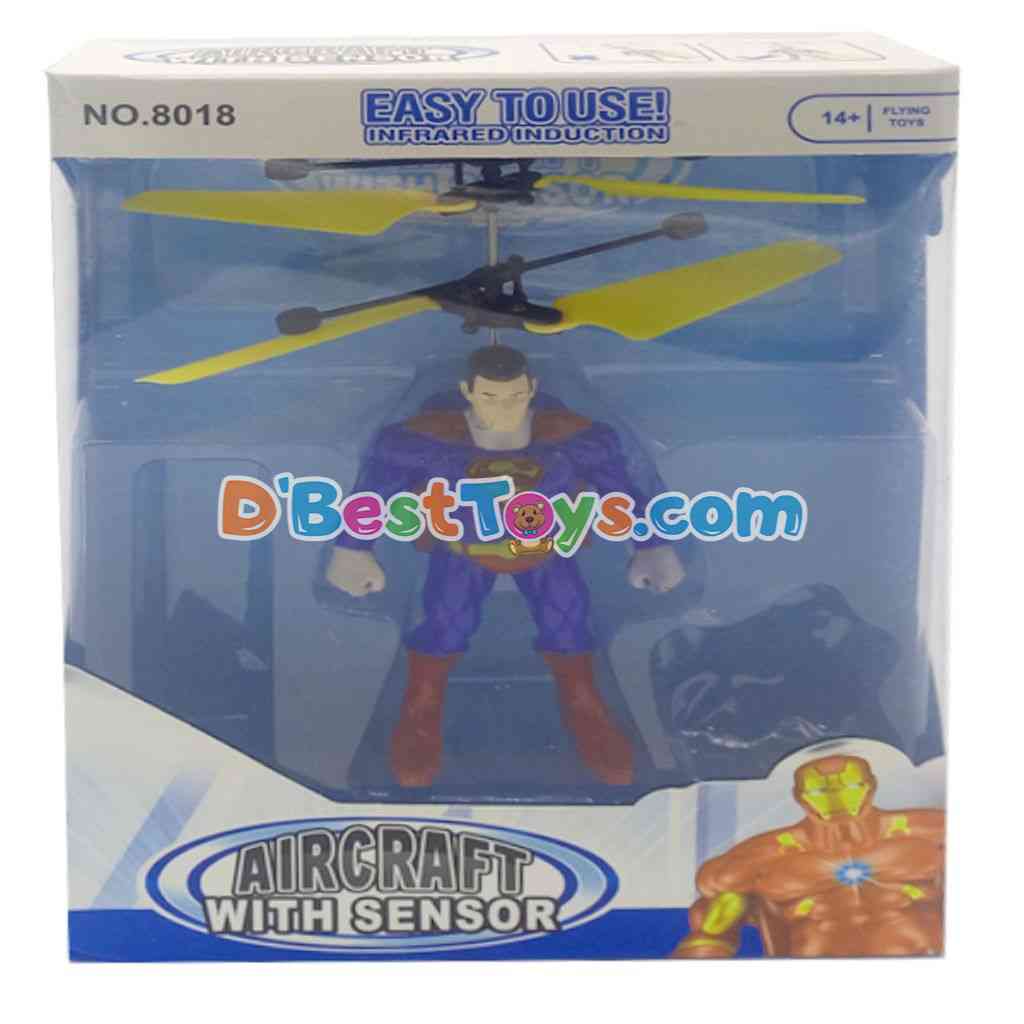super man helicopter r c air craft with sensor (2)