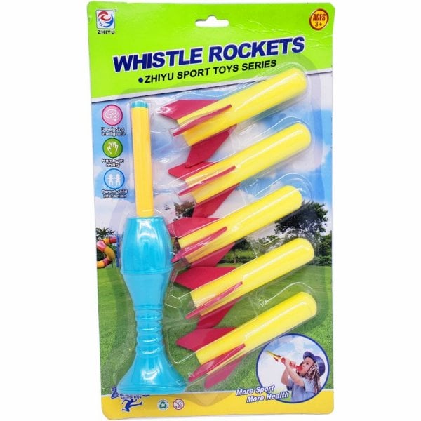 whistle rocket sport toy series foam launcher