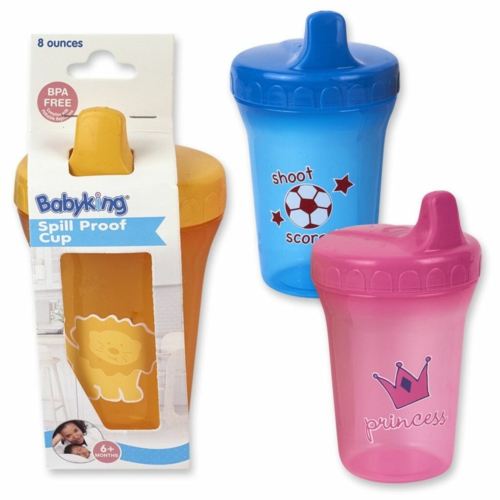 baby king 8 oz spill proof cup bpa free
