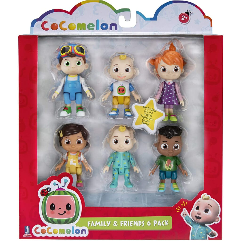 Toddlers 3 inch and Kids Toys Featuring JJ YoYo Character Toys for Babies Tomtom and Cody 6 Figure Pack Nina Bella Cocomelon Friends & Family