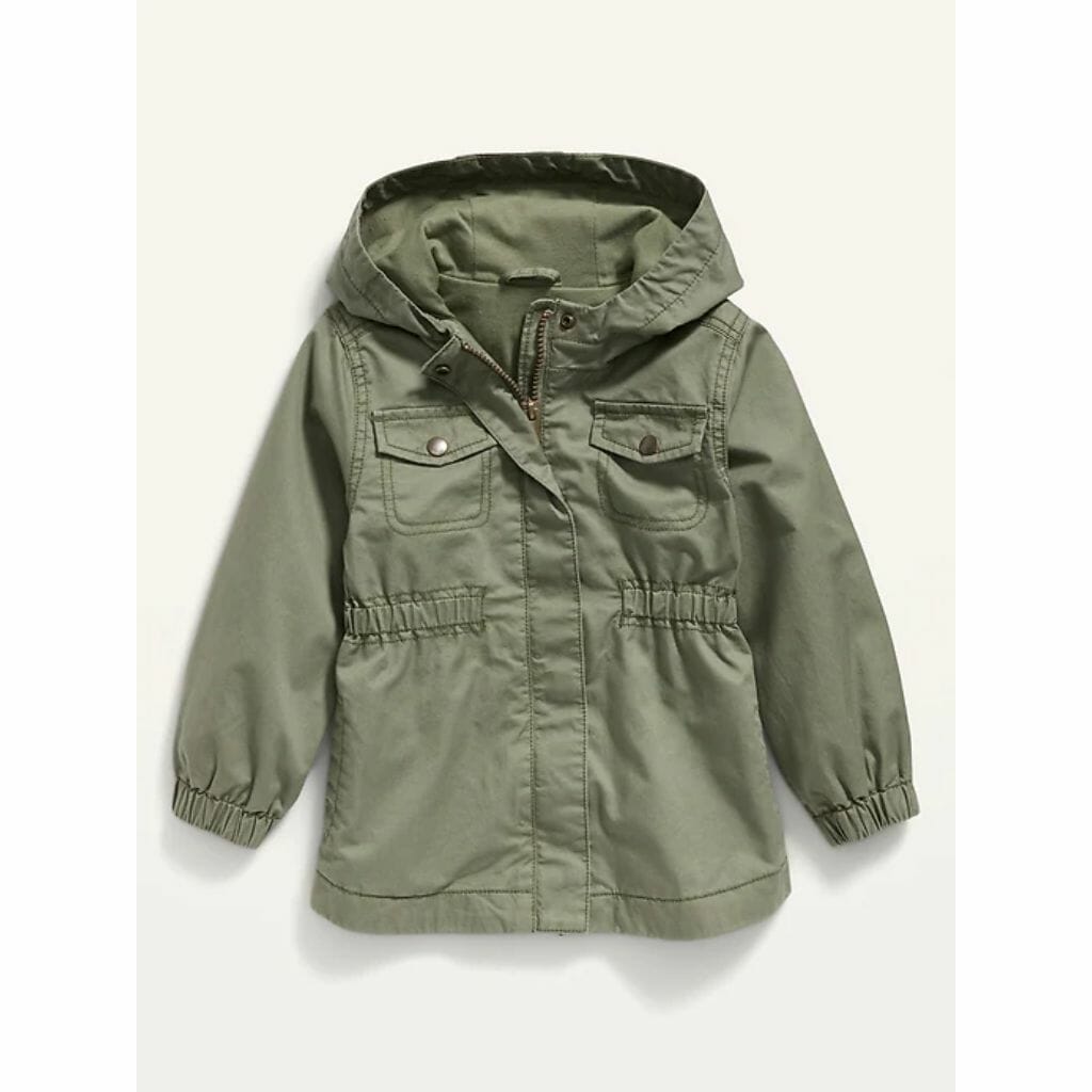 old navy hooded twill utility jacket