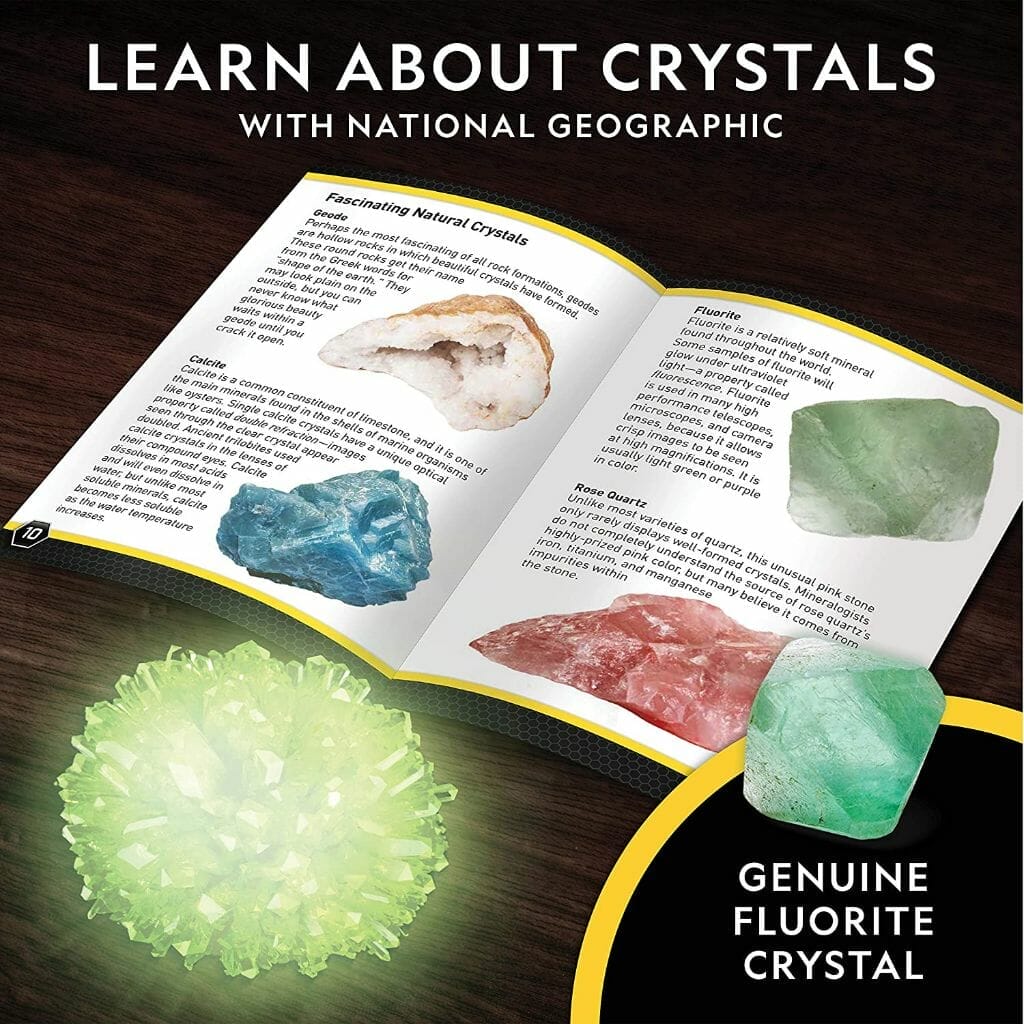 Growing Kit-NATIONAL GEOGRAPHIC Jumbo Crystal Growing Kit - Grow a Giant  Glow in the Dark Crystal in a Few Days with this Crystal Making Kit, Up To  3x Larger Than Our Standard